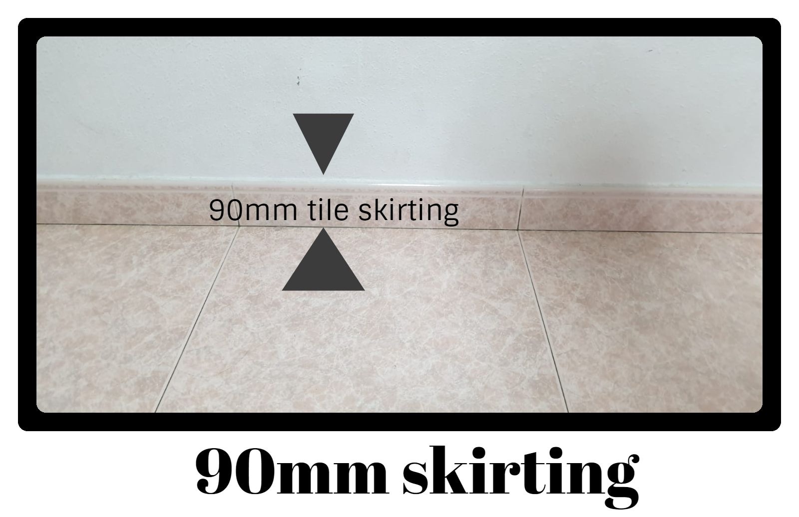 What is the tile skirting? 